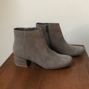 Gray ankle boots. Size 9.5